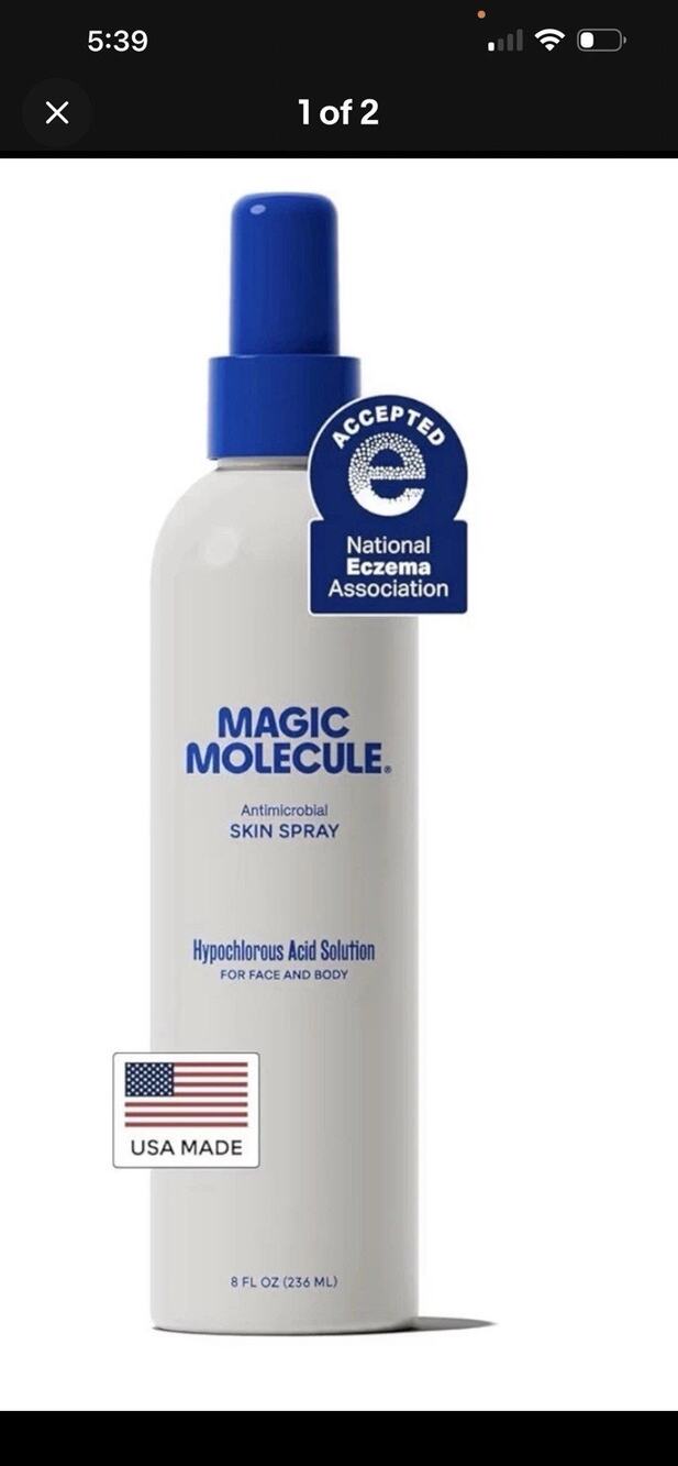NEW Magic Molecule The Solution Antimicrobial Skin Cleanser 8oz Full Size